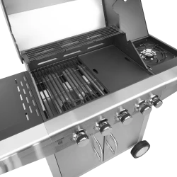 Teesa BBQ 5001 Master Grill gazowy - 5 palinków - miejsce na butlę