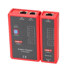 Tester kabli sieciowych RJ45 RJ11 z diodami LED UT681L Uni-T