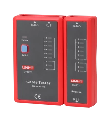 Tester kabli sieciowych RJ45 RJ11 z diodami LED UT681L Uni-T
