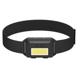 Latarka czołowa LED COB 1W, 110 lm, 15m 3× AAA