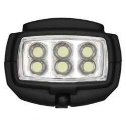 Latarka akumulatorowa LED 3W 280lm LI-ion 3,7V 2,5Ah /zasilacz + ładowarka samochodowa/ P4518