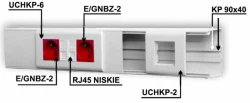 Kanał elektroinstalacyjny KP 130x60 Bi biały 2mb