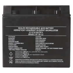Akumulator ołowiowy AGM 12V 18Ah 12x12 B9655