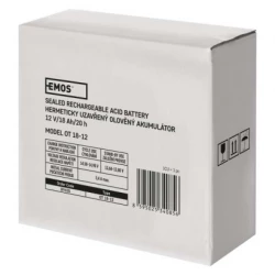 Akumulator ołowiowy AGM 12V 18Ah 12x12 B9655