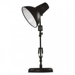 Lampa biurkowa E27 DUSTIN 46 cm czarna