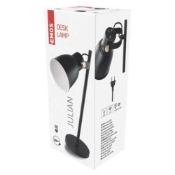 Lampa biurkowa E27 JULIAN 46 cm czarna