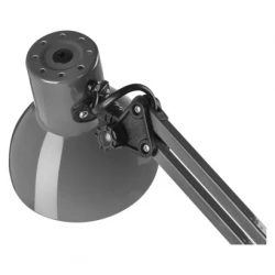 Lampa biurkowa E27 LUCAS 48 cm ciemno szary