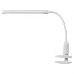 Lampa biurkowa LED JASMINE biała klips Z7595