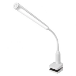 Lampa biurkowa LED JASMINE biała klips Z7595