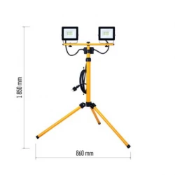 Projektor na statywie LED HOBBY SLIM 2x20W 3200lm IP65 ZS2221.2