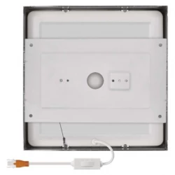 Panel LED natynkowy NEXXO, kwadrat, srebrny, 21W, CCT