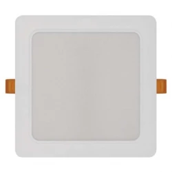 Panel LED wpuszczany RUBIC, kwadrat, biały, 18W, naturalna biel