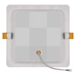 Panel LED wpuszczany RUBIC, kwadrat, biały, 18W, naturalna biel