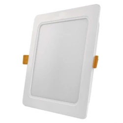 Panel LED wpuszczany RUBIC, kwadrat, biały, 18W, naturalna biel