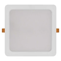 Panel LED wpuszczany RUBIC, kwadrat, biały, 24W, naturalna biel