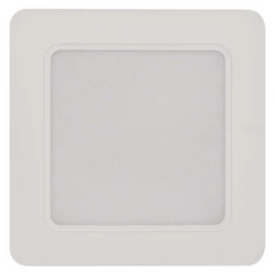 Panel LED natynkowy RUBIC 2w1, kwadrat, biały, 9W, naturalna biel