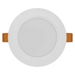 Panel LED wpuszczany RUBIC, okrągły, biały, 9W, naturalna biel
