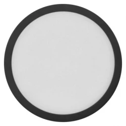 Panel LED natynkowy NEXXO, okrągły, czarny, 12,5W, CCT