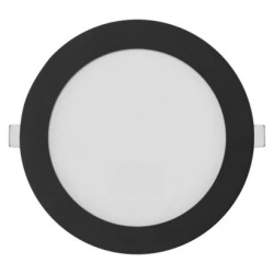 Panel LED wpuszczany NEXXO, okrągły, czarny, 12W, CCT