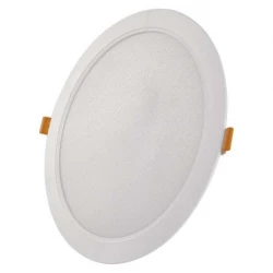 Panel LED wpuszczany RUBIC, okrągły, biały, 24W, naturalna biel