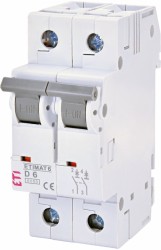 Wyłącznik nadprądowy ETIMAT 6 2p D6 002163512