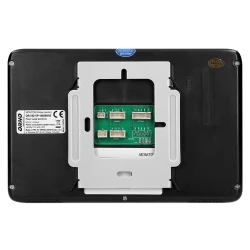 Zestaw wideodomofonowy, bezsłuchawkowy, kolor, LCD 7, interkom, z szyfratorem, natynkowy, czarny, SCUTI,OR-VID-VP-1073/B