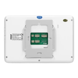 Zestaw wideodomofonowy, bezsłuchawkowy, kolor, LCD 7, interkom, z szyfratorem, natynkowy, biały, SCUTI,OR-VID-VP-1073/W