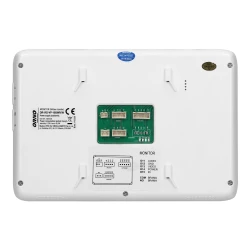 Zestaw wideodomofonowy, bezsłuchawkowy, kolor, LCD 7, interkom, z szyfratorem, natynkowy, biały, SCUTI,OR-VID-VP-1073/W