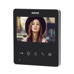 Wideo monitor bezsłuchawkowy, kolorowy, LCD 4,3, do zestawu z serii NAOS, otwieranie bramy,OR-VID-SH-1074MV