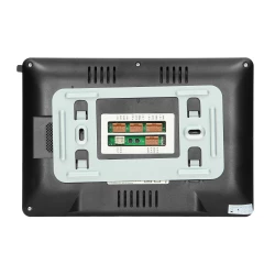 Zestaw wideodomofonowy, bezsłuchawkowy, kolor, LCD 7, menu OSD, sterowanie bramą, z szyfratorem i RFID,czarny,OR-VID-EX-1061/B