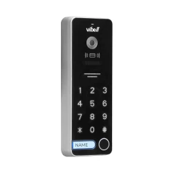Zestaw wideodomofonowy, bezsłuchawkowy, kolor, LCD 7, menu OSD, sterowanie bramą, z szyfratorem i RFID,czarny,OR-VID-EX-1061/B