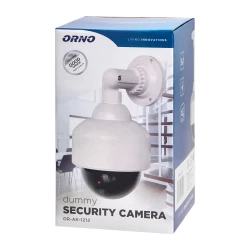 Atrapa obrotowej kamery monitorującej CCTV, typu PTZ, bateryjna,OR-AK-1212