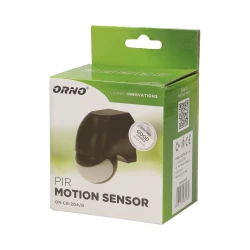 Czujnik ruchu ORNO OR-CR-204/B czarny 230V 1200W IP44 180stopni