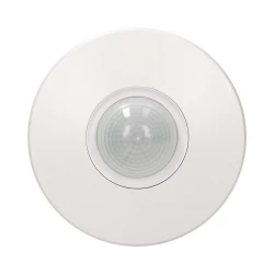 Czujnik ruchu 360 st. IP20, 2000W, 3 sensory, regulacja zasięgu Ø3m-20m, biały
