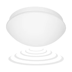 Plafoniera MARIN z czujnikiem mikrofalowym 60W E27 IP44 AD-PL-303WE27SMM