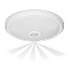 Plafon z czujnikiem ZONDA LED 12W, ruchu, 800lm, IP20, 4000K, poliwęglan mleczny, biały AD-PL-349WLPMR4
