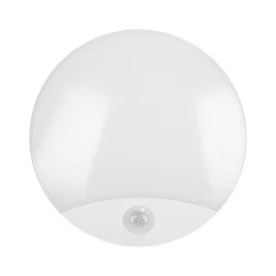 VIRAZON LED 15W, plafon z czujnikiem ruchu, 1050lm, IP44, 4000K, poliwęglan mleczny, biały