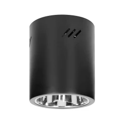 KORIN 16, oprawa typu downlight, 60W, E27, stal, czarna,AD-OD-6181BE27