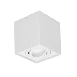 CAROLIN DLS GU10 downlight max 35W, IP20, kwadrat, biały,AD-OD-6145WGU10