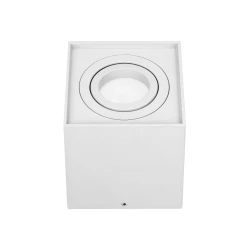 CAROLIN DLS GU10 downlight max 35W, IP20, kwadrat, biały,AD-OD-6145WGU10