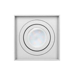 CAROLIN DLS GU10 downlight max 35W, IP20, kwadrat, biały,AD-OD-6145WGU10