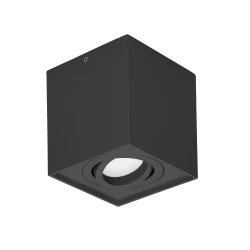 CAROLIN DLS GU10 downlight max 35W, IP20, kwadrat, czarny,AD-OD-6145BGU10