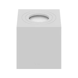 MEGY DLS GU10 downlight max 50W, IP54, kwadrat, biały, aluminium,AD-OD-6143WGU10