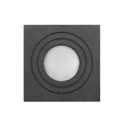MEGY DLS GU10 downlight max 50W, IP54, kwadrat, czarny, aluminium,AD-OD-6143BGU10