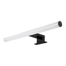 PEEGEL LED 9W, lampa nad lustro, 810lm, 4000K, dł. 60 cm, tworzywo sztuczne+akryl, czarna
