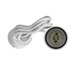 BARBRA PLR GU10 oprawa wisząca max 35W, IP20, okrągły, biały, aluminium,AD-OP-6189WGU10
