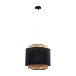 LANA 380 1P, lampa wisząca, E27  max.60W, czarna