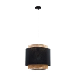 LANA 380 1P, lampa wisząca, E27  max.60W, czarna