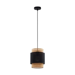 LANA 200 1P, lampa wisząca, E27  max.60W, czarna