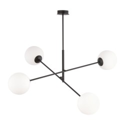 LAINA lampa wisząca, moc max.4x40W, E14, czarno-biała